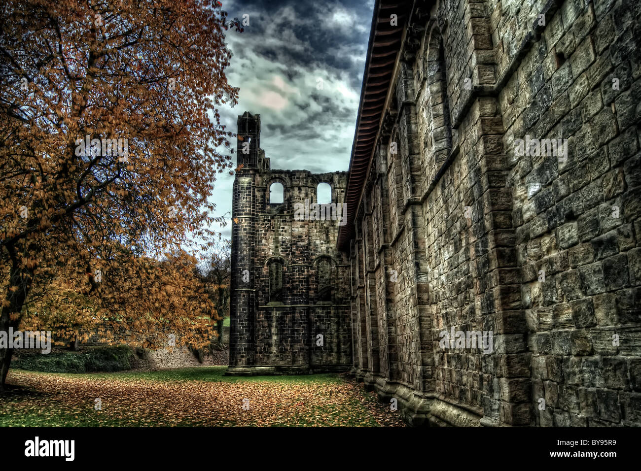 Kirkstall Abbey in Leeds Stock Photo Alamy