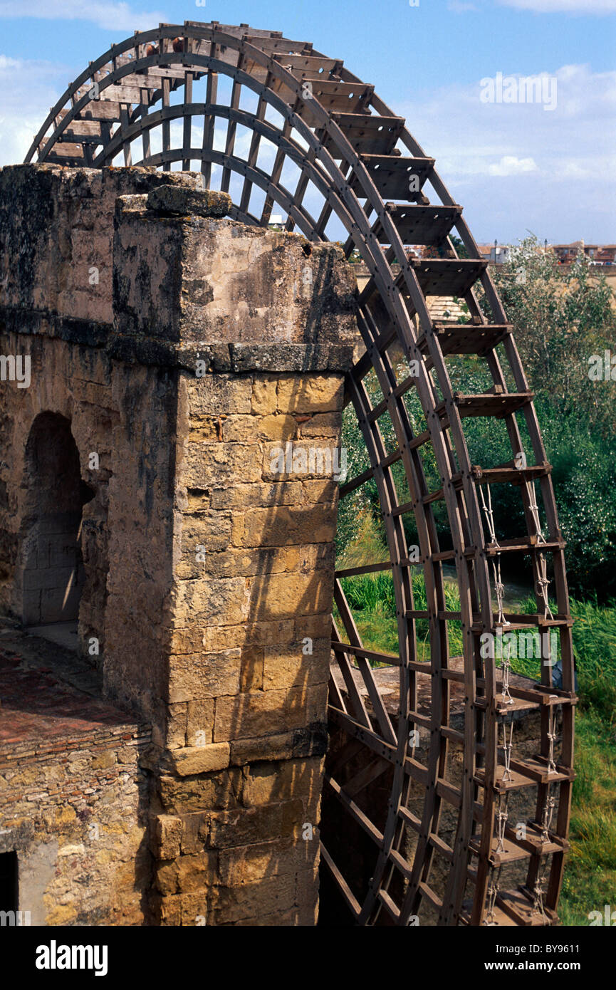 Moorish Water Wheel Cordoba Andalusia Spain Stock Photo Alamy