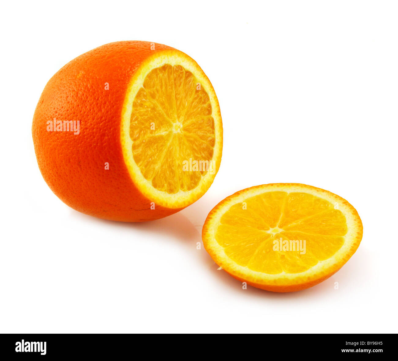 Citrus fruits (orange) isolated Stock Photo
