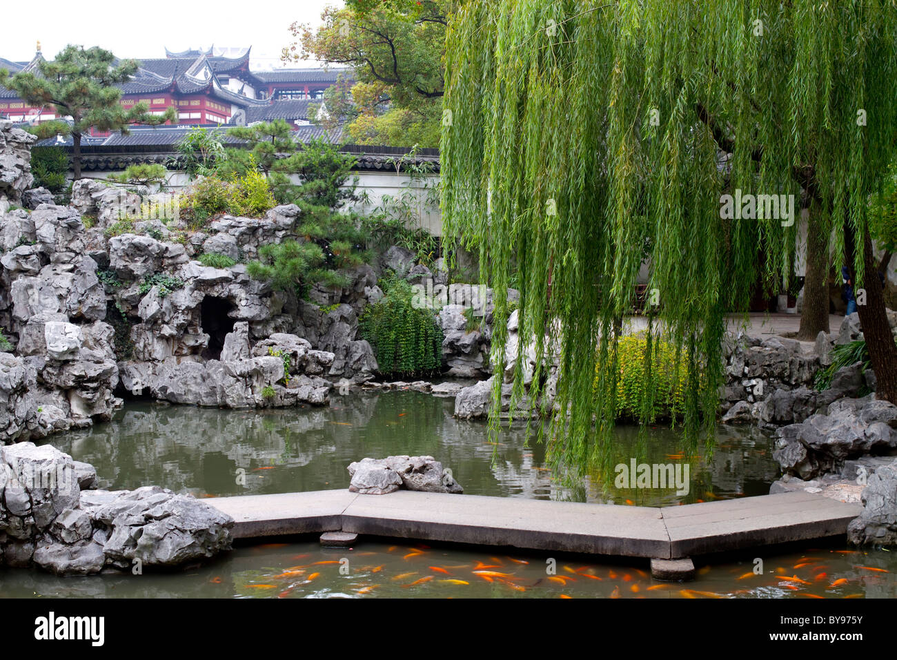 Yu Gardens, a Chinese garden in Shanghai China Stock Photo Alamy