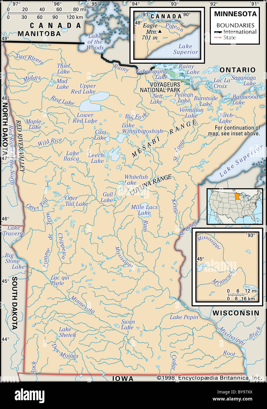Big Stone Lake Map