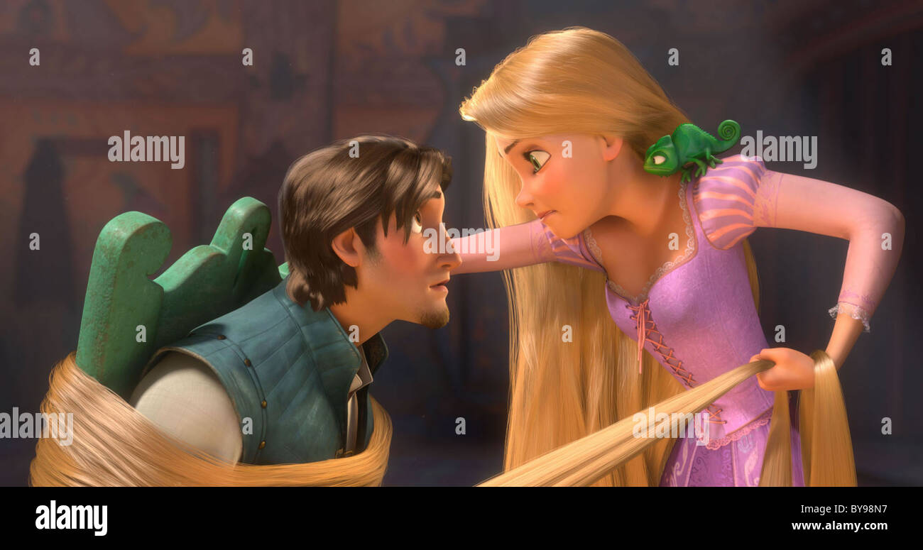 Tangled Year : 2010 USA Director : Nathan Greno, Byron Howard Animation Stock Photo