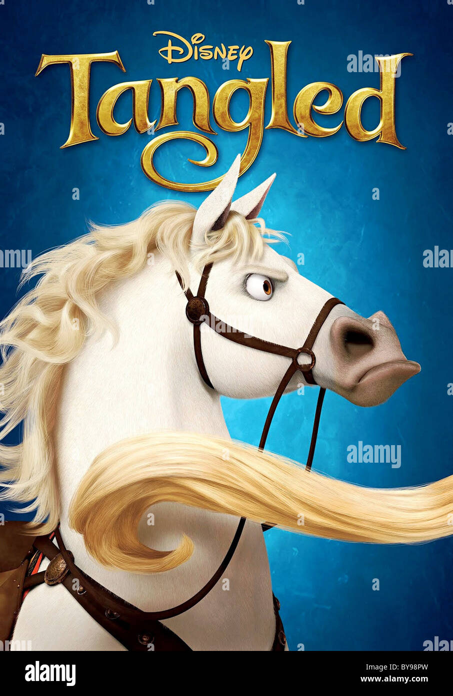Tangled Year : 2010 USA Director : Nathan Greno, Byron Howard Animation Movie poster (USA) Stock Photo