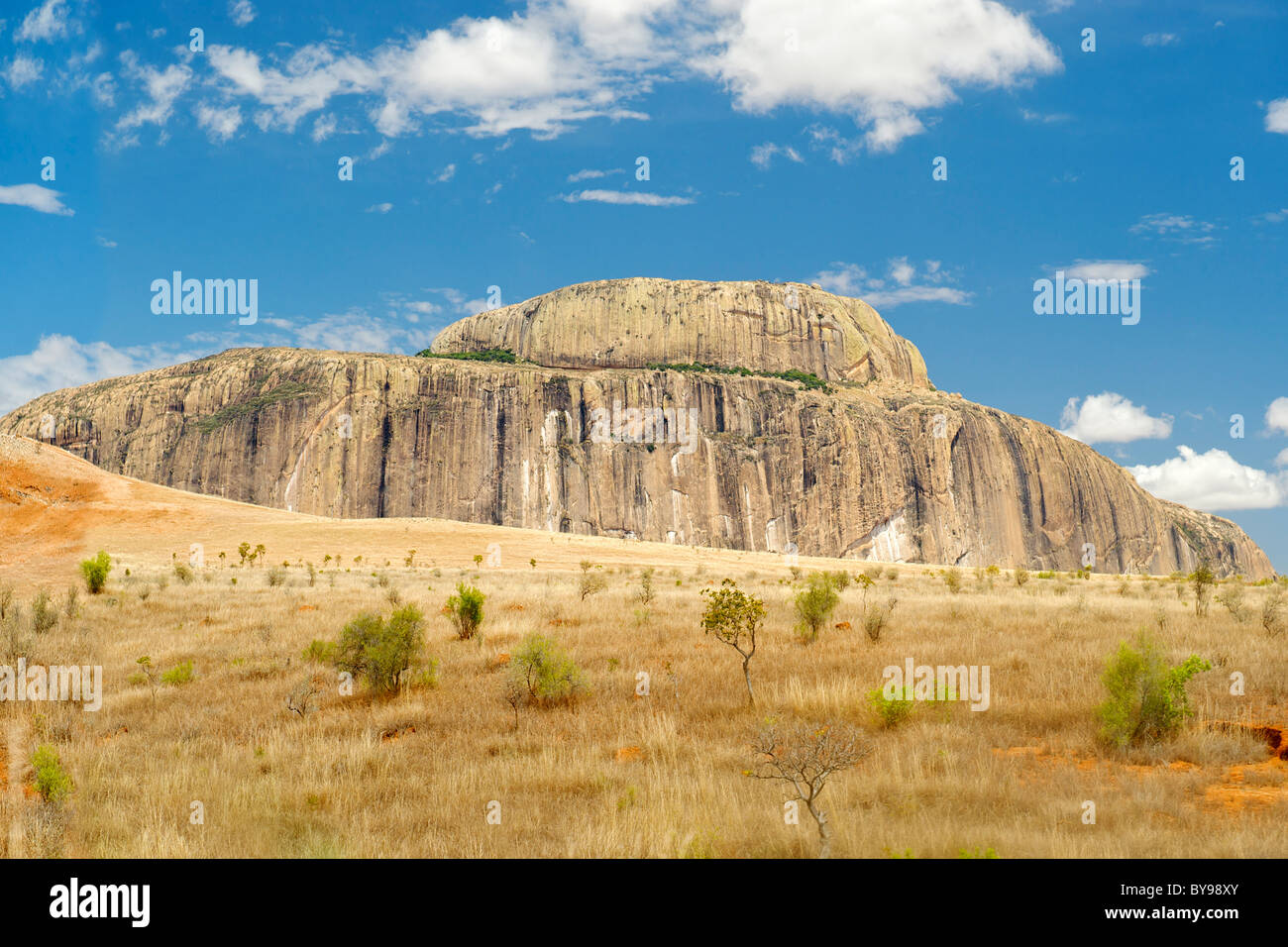 Fandana (the gateway to the south), a rock formation alongside the RN7 road in southwest Madagascar. Stock Photo