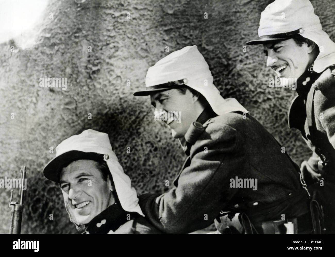 BEAU GESTE 1939 Paramount film with from left: Gary Cooper, Ray Milland and Robert Preston Stock Photo