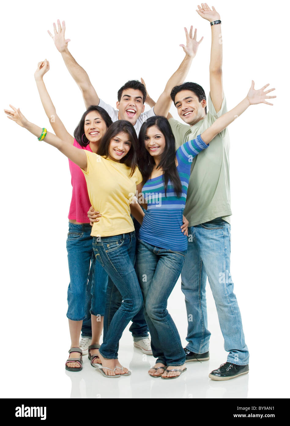 Friends Support Fun Friends having fun Stock Photo - Alamy