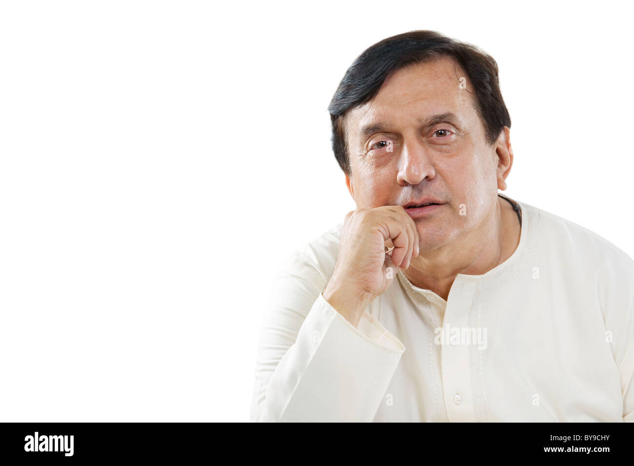 Portrait of a Gujarati man Stock Photo