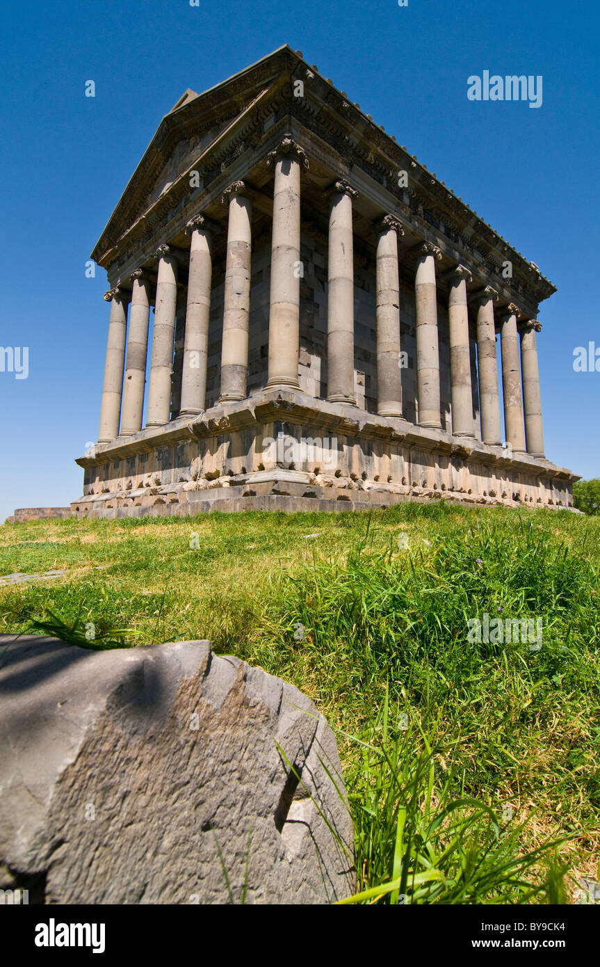 Garni Temple, near Yerevan, Armenia, Middle East Stock Photo