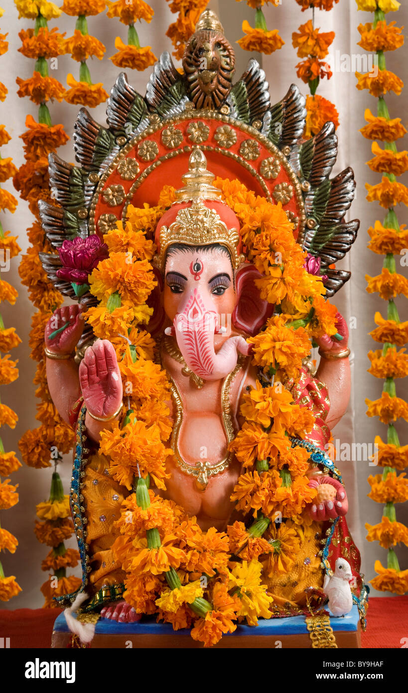 Ganesh idol Stock Photo