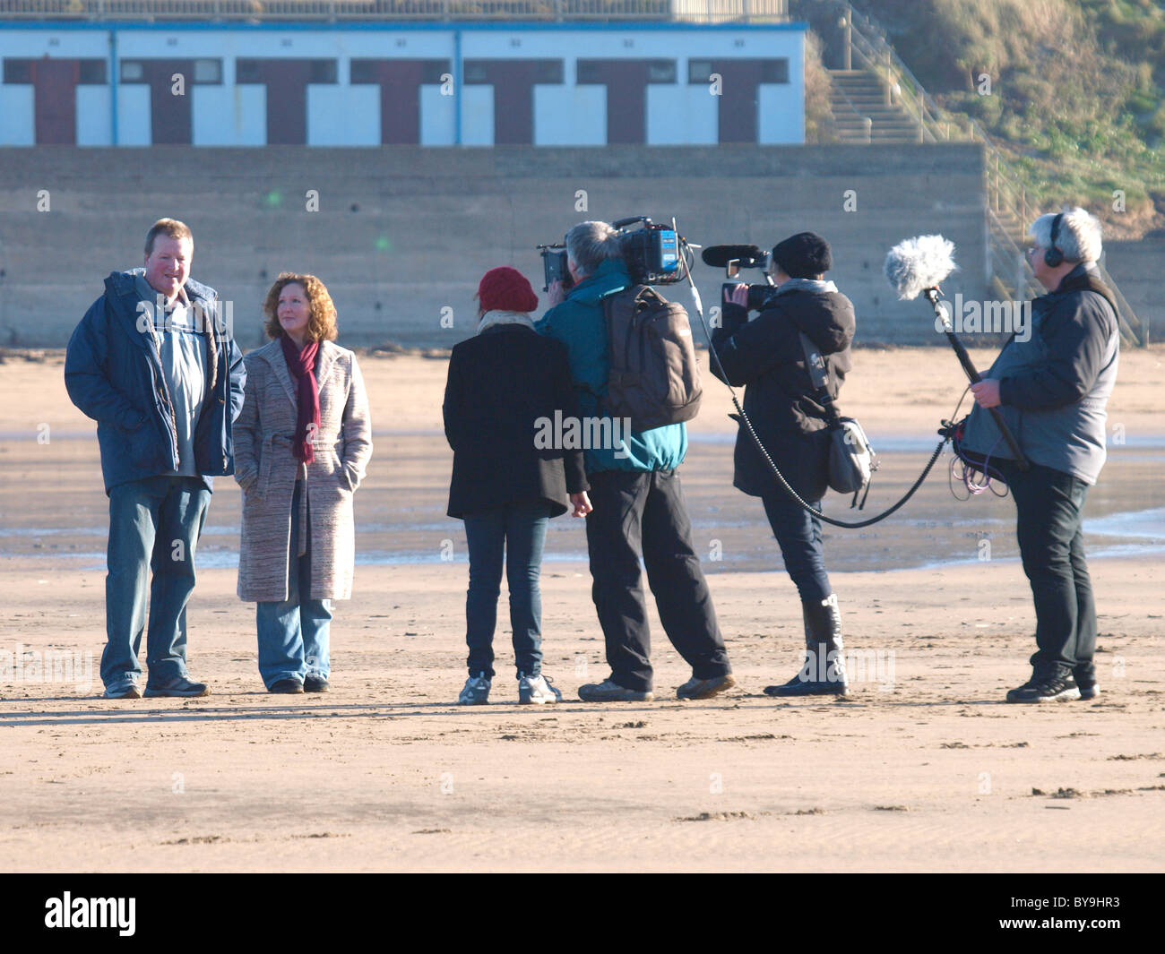 Filming cameraman journalist hires stock photography and images Alamy