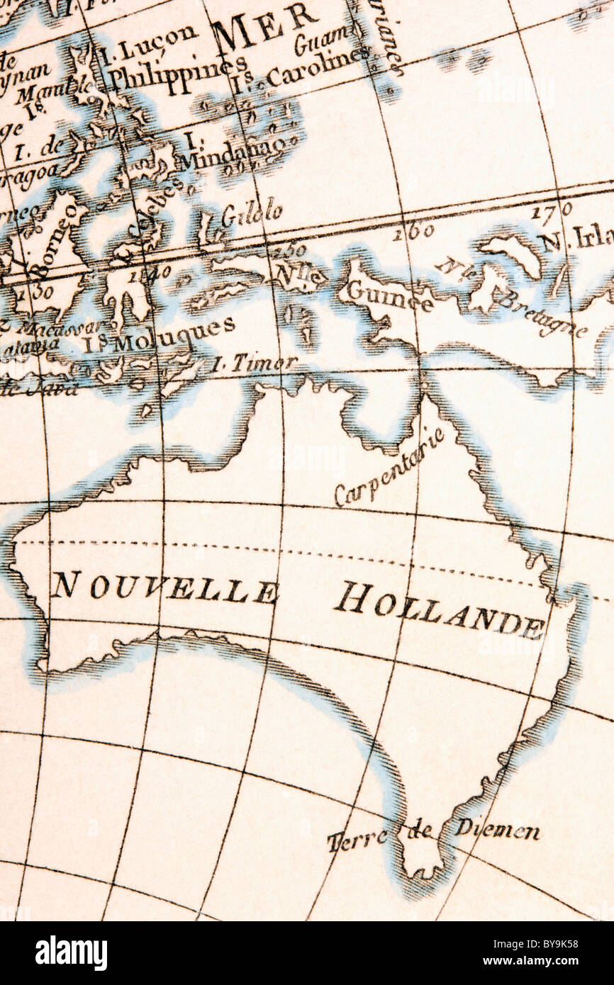 Australia circa 1760 Stock Photo Alamy