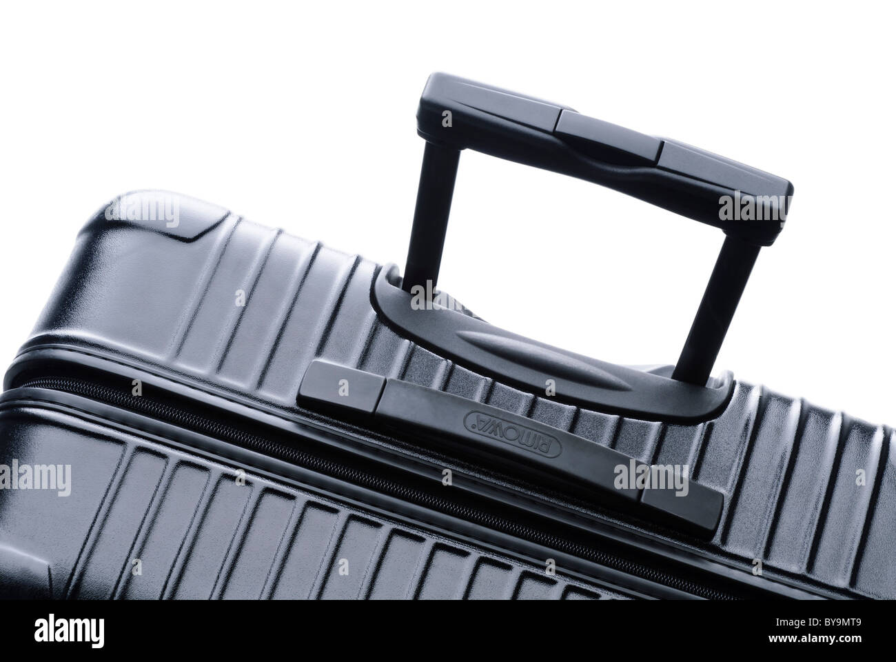Trolley suitcase pull out handle Stock Photo Alamy