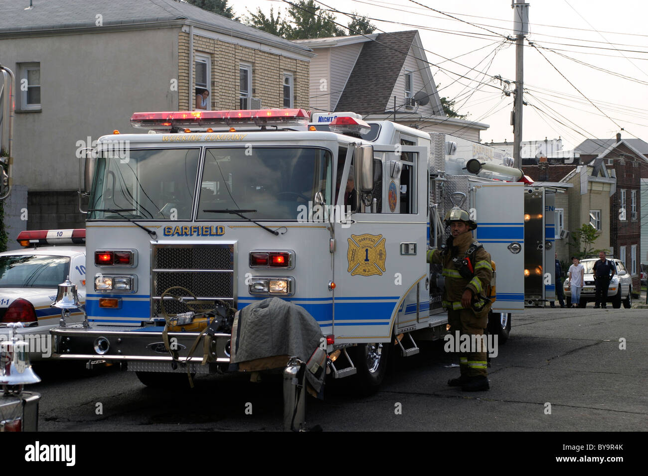 Garfield Nj Pierce Lance Fire Truck Stock Image Garfield Nj Pierce Lance Fire Truck Stock Image