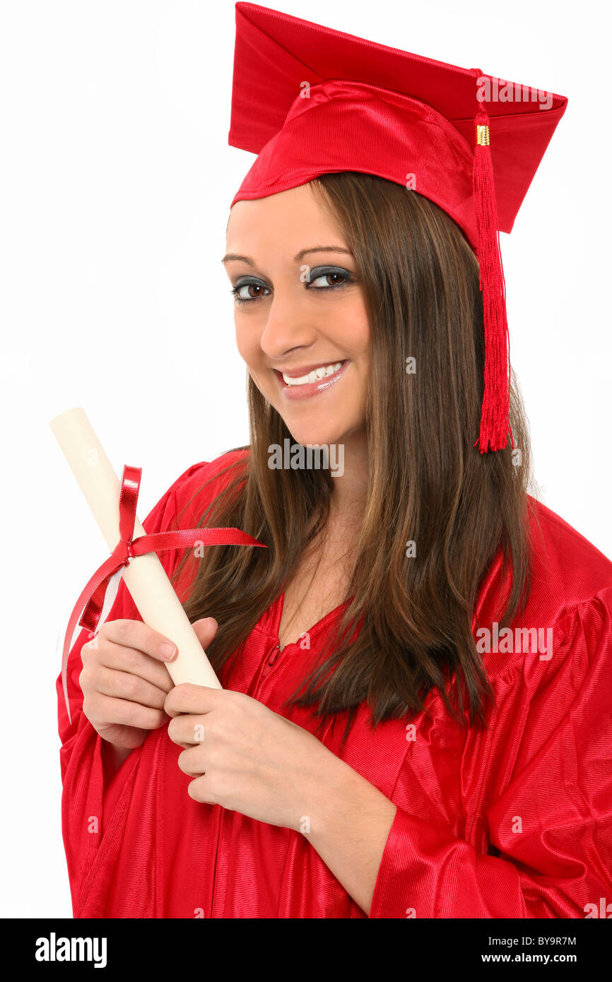 Proud thirty year old graduate. Stock Photo