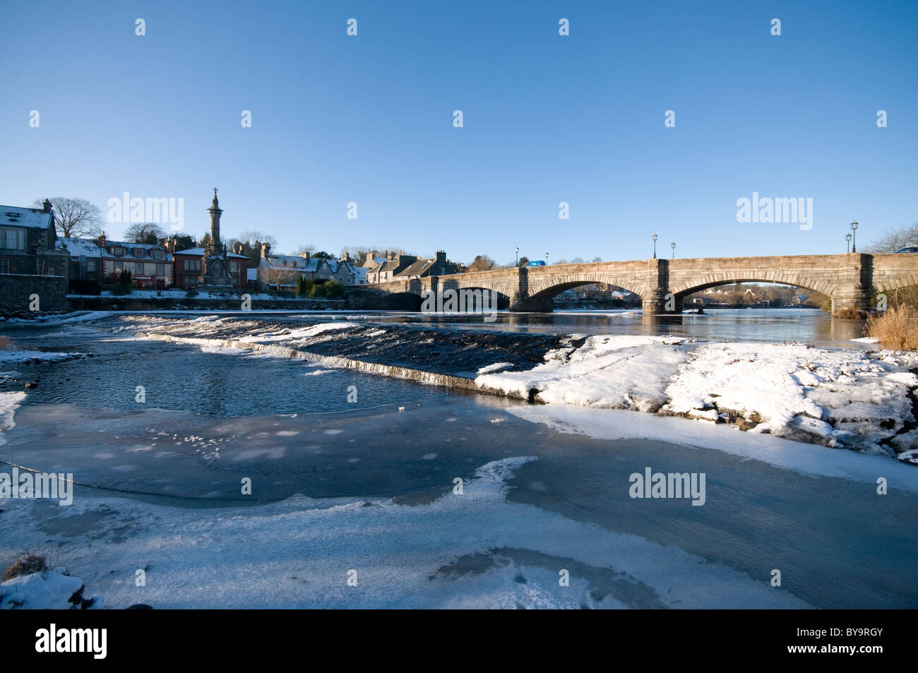 Creebridge and River Cree Newton Stewart, Wigtownshire Stock Photo Alamy