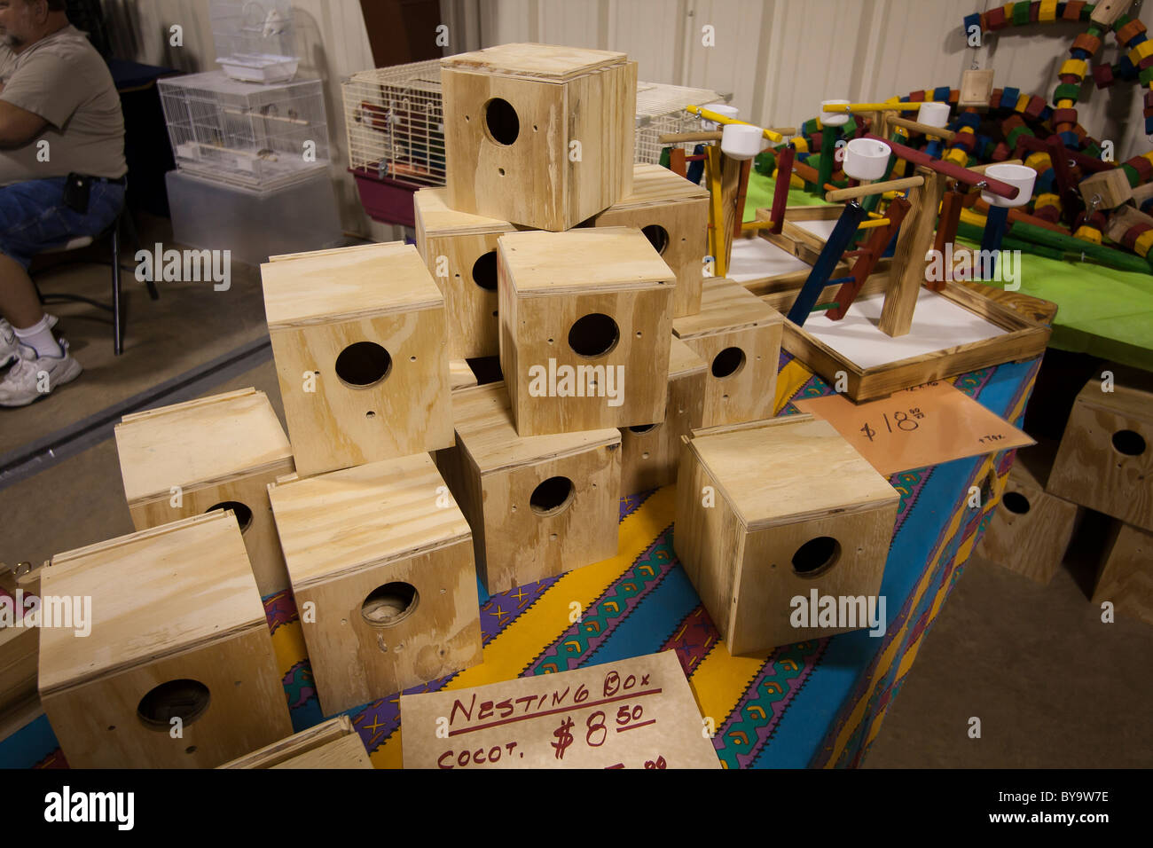 Central Florida Fairgrounds bird expo Stock Photo Alamy