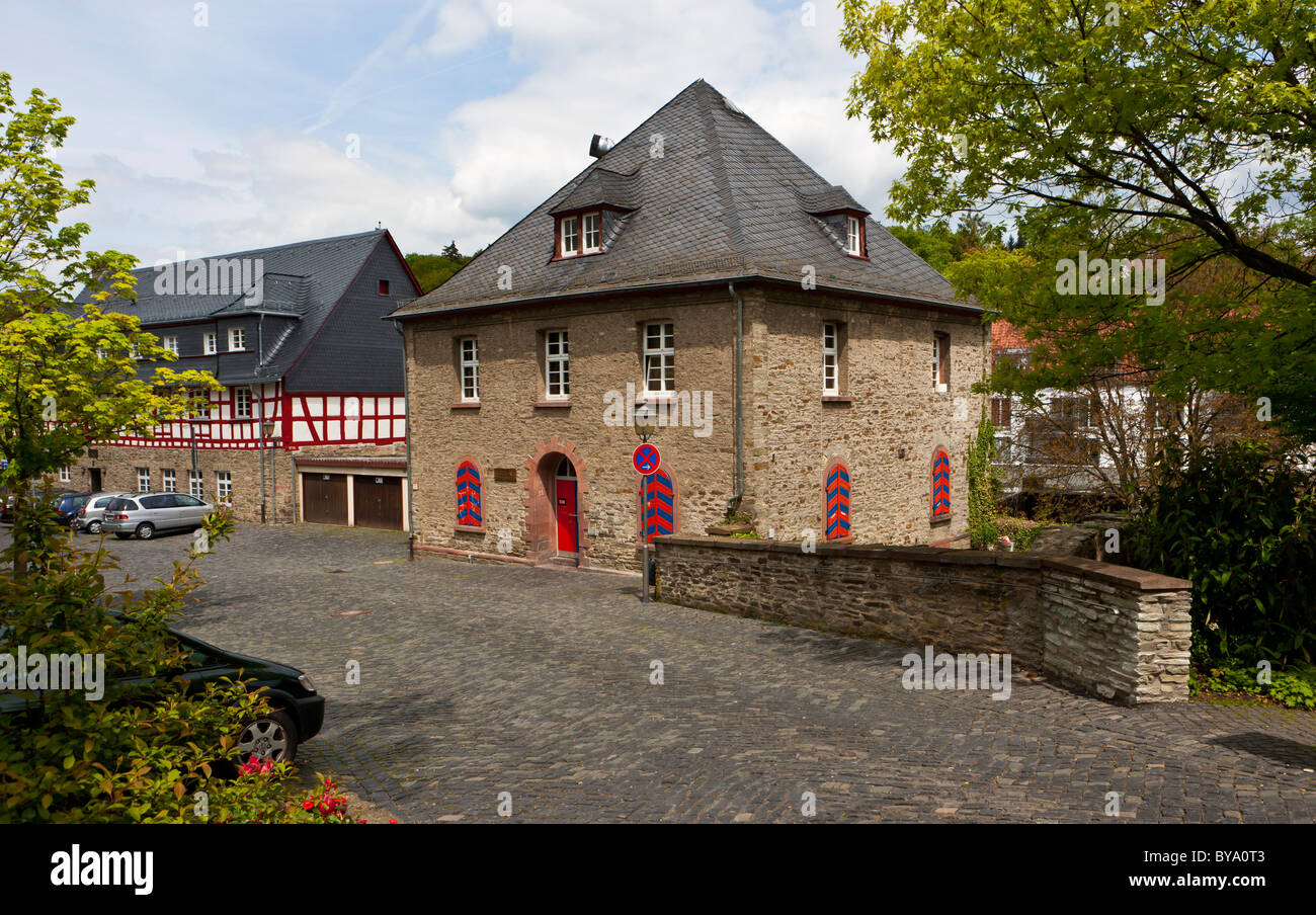Idstein, German Half-Timbered House Road, Rheingau-Taunus-Kreis district, Hesse, Germany, Europe Stock Photo