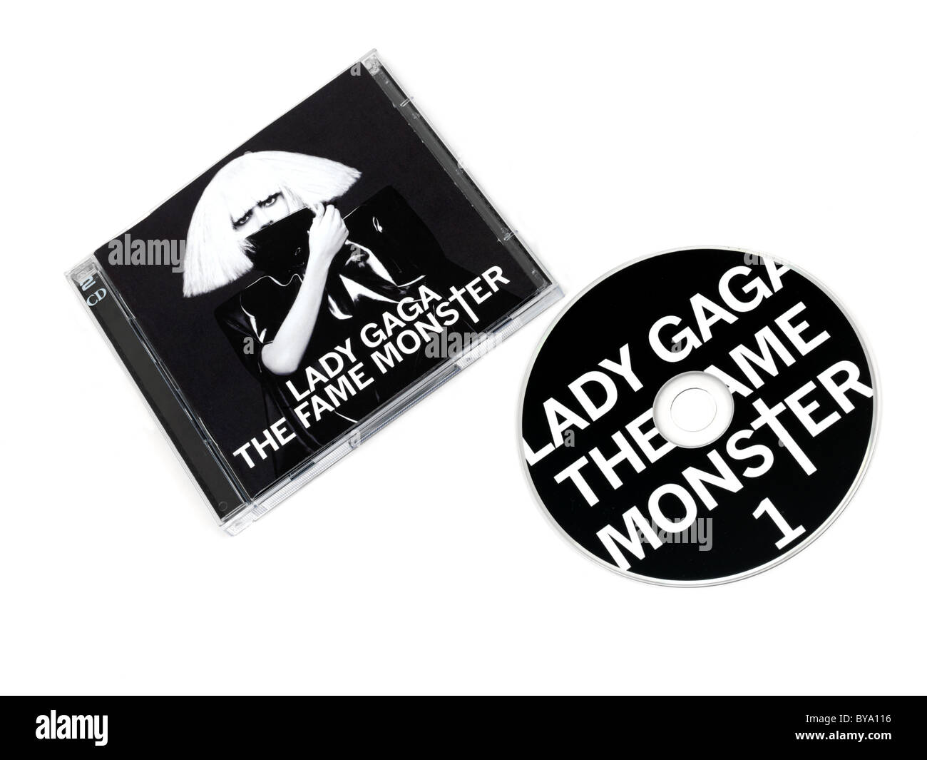 Lady Gaga The Fame Monster Compact Disc Stock Photo