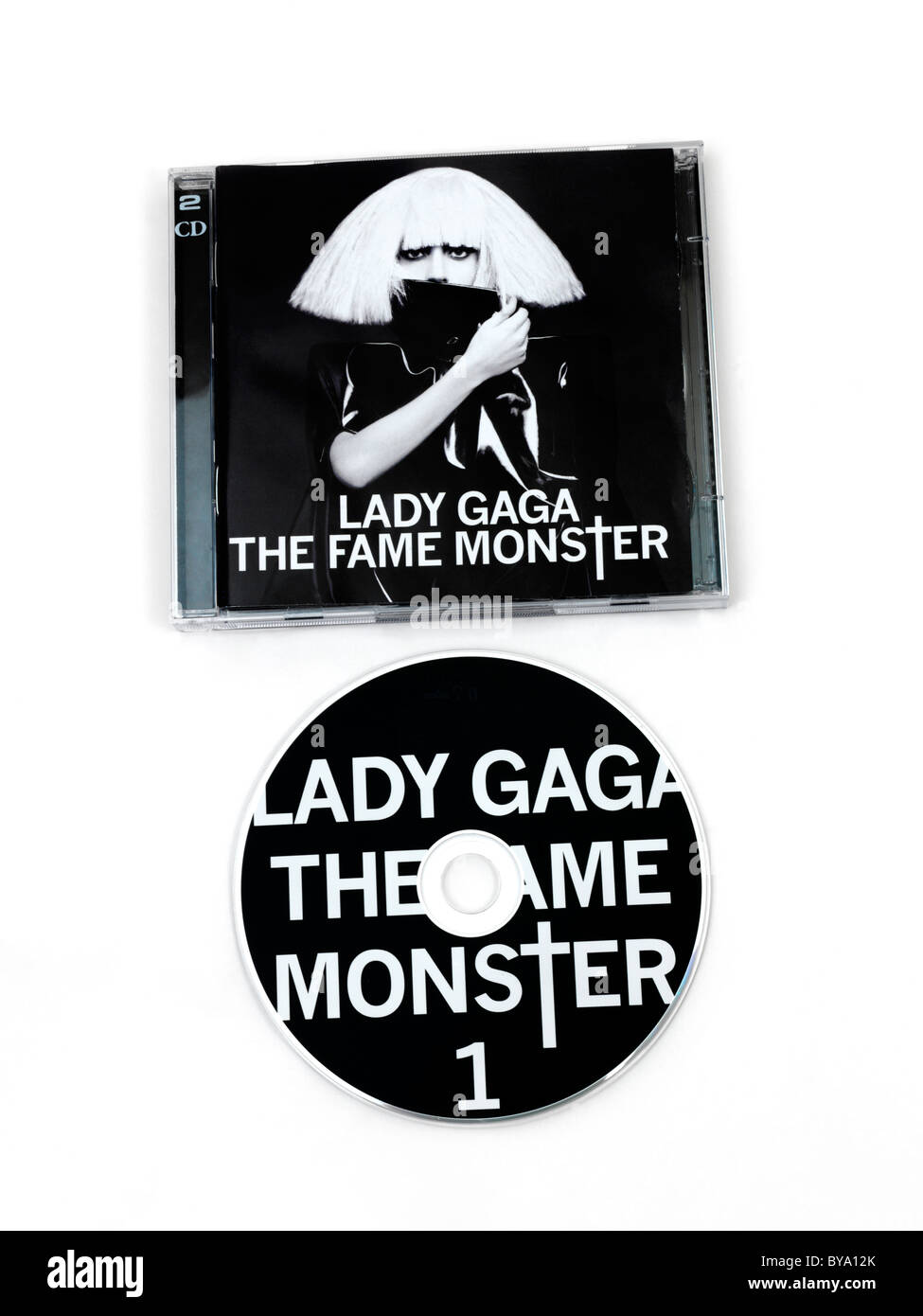 Lady Gaga The Fame Monster Compact Disc Stock Photo