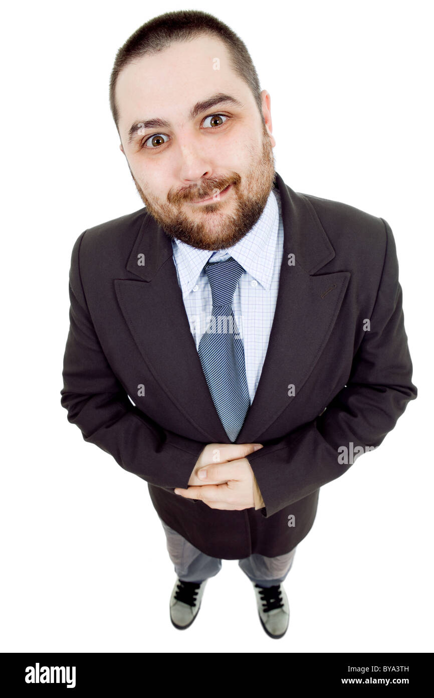 young business man full body isolated on white background Stock Photo ...