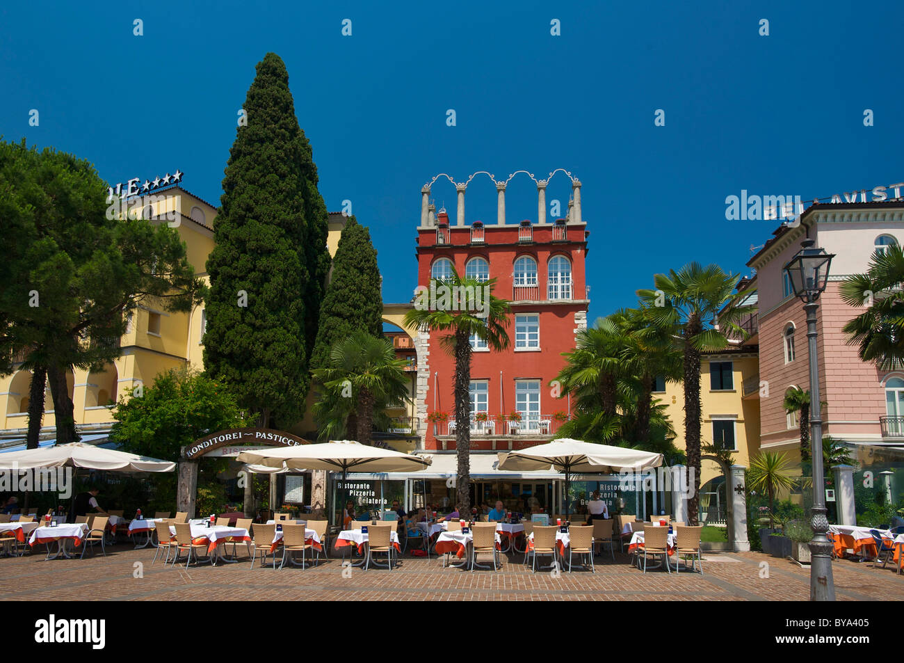 Riva del Garda, Lake Garda, province of Trento, Trentino, Italy, Europe Stock Photo