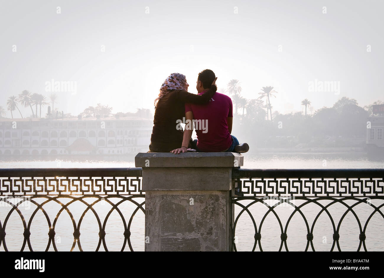 Young Egyptian couples meet along the Nile for secret love as they don