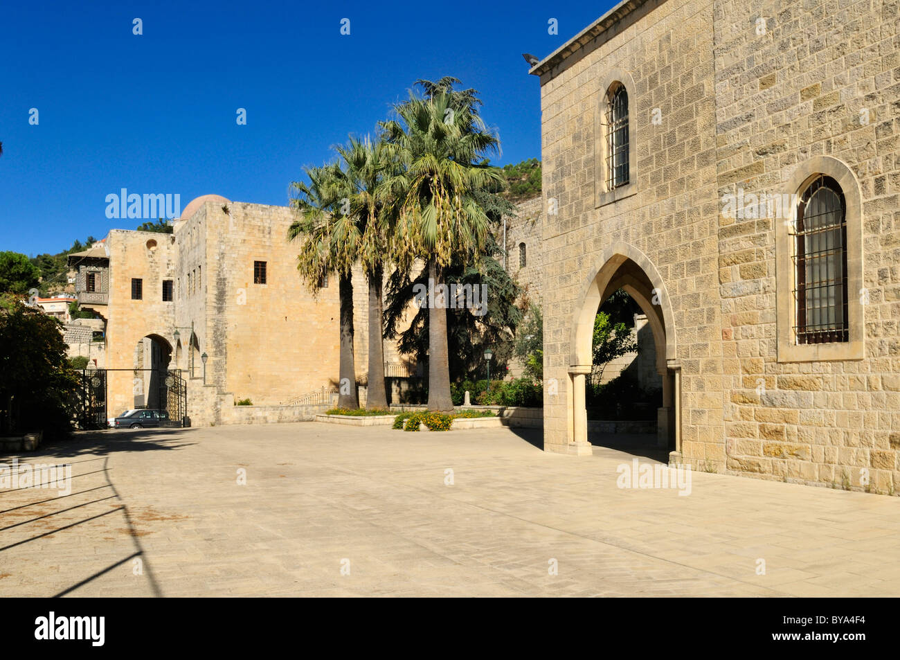 Historic palace in the historic town of Deir el-Qamar, Chouf, Lebanon, Middle East, West Asia Stock Photo