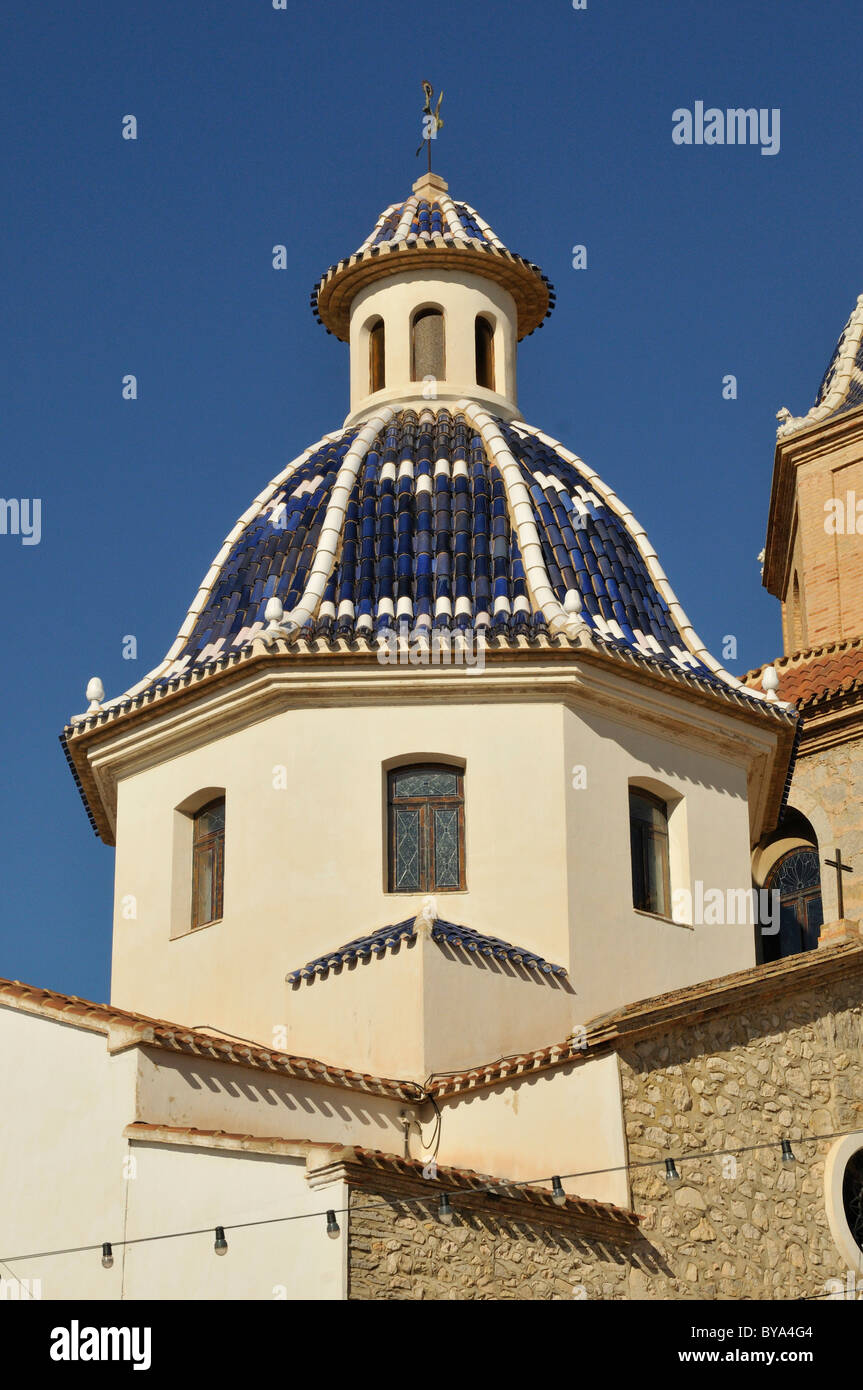 Iglesia de Nuestra Señora del Consuelo, church, Altea, Costa Blanca, Spain, Europe Stock Photo