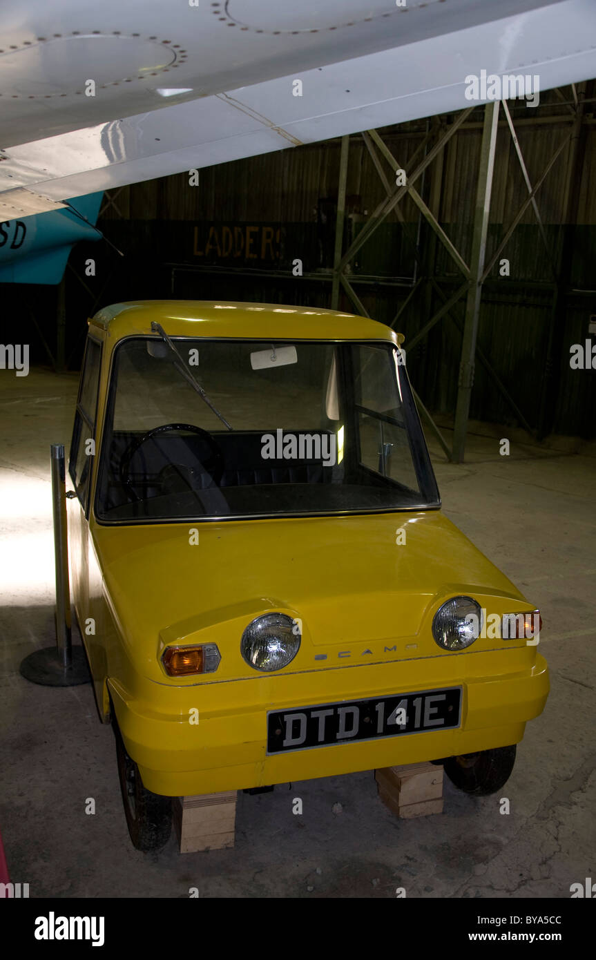 Early electric car, the Scottish Aviation Scamp, at the Museum of