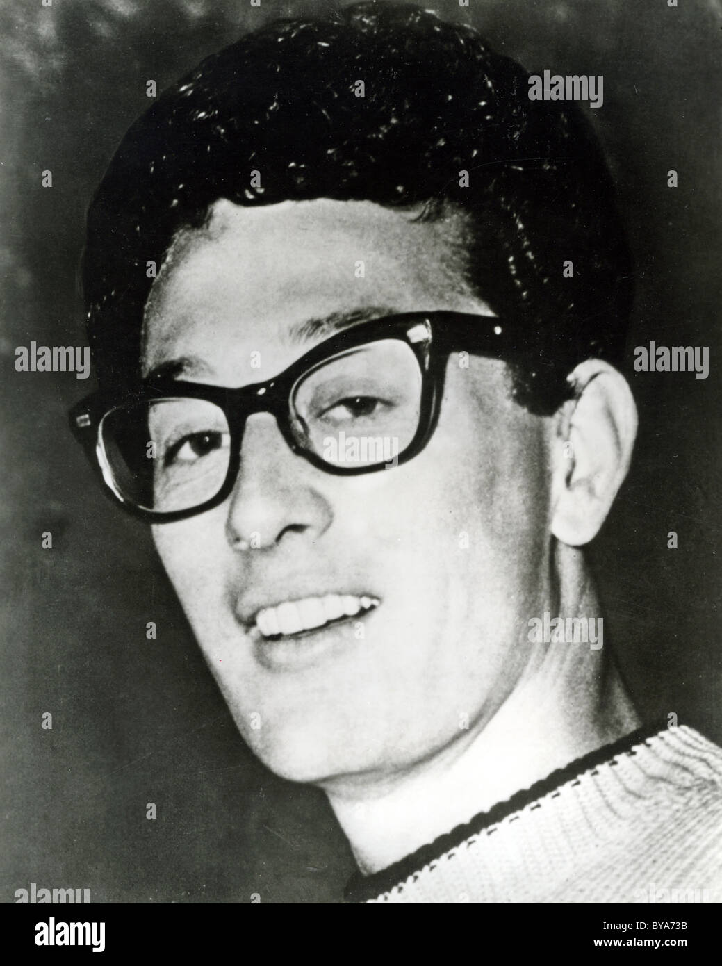 BUDDY HOLLY (1936-1959) US pop musician Stock Photo