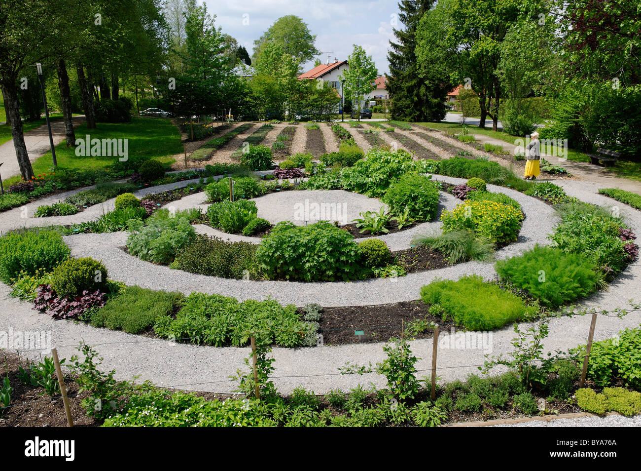 Herbal park, herbal expreience centre, Bad Heilbrunn, Loisachtal, Upper