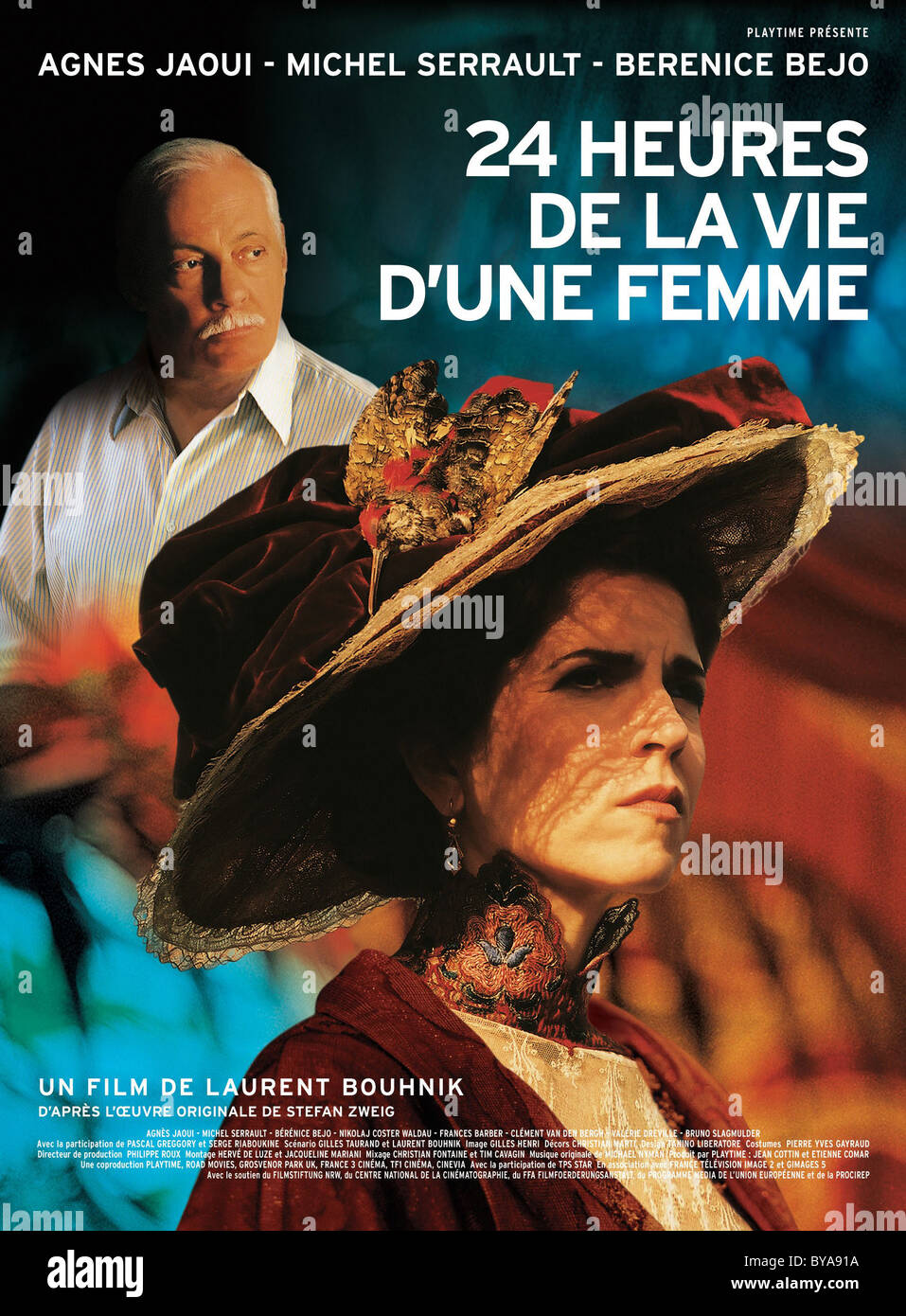 24 Heures dans la vie d'une femme  Year : 2002 France Director : Laurent Bouhnik Agnes Jaoui Movie poster (Fr) Stock Photo