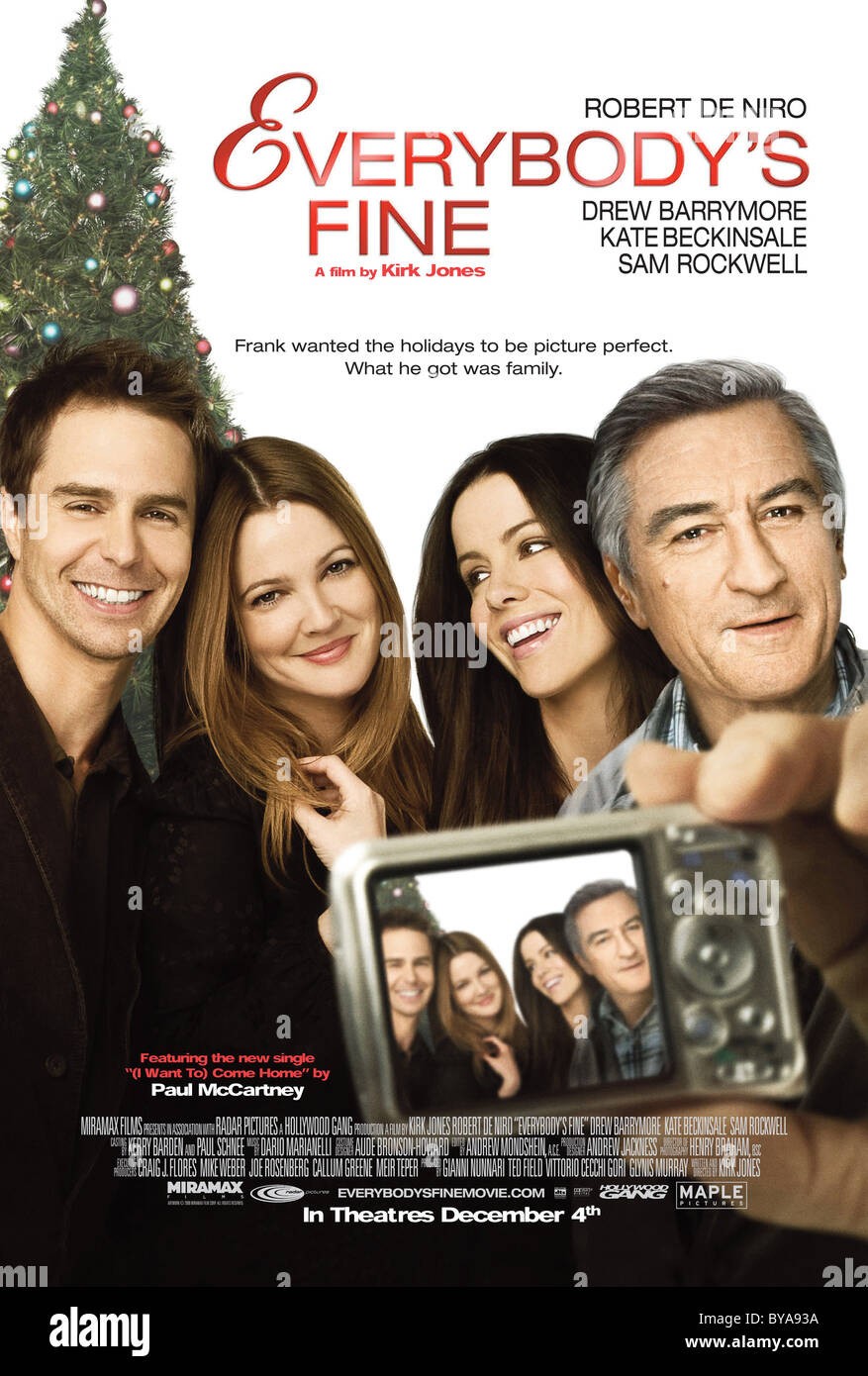Everybody's Fine Year  2009 USA Director  Kirk Jones Sam Rockwell, Drew Barrymore, Kate Beckinsale, Robert De Niro Movie poster Stock Photo