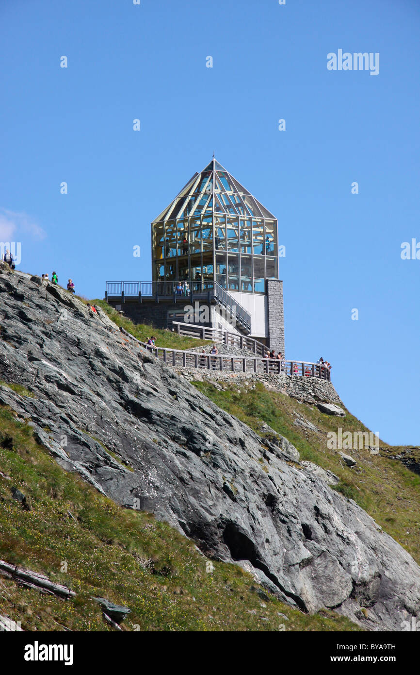 Swarovski-Warte observation point, Grossglockner mountain, Grossglockner  High Alpine Road, Hohe Tauern National Park, Carinthia Stock Photo - Alamy