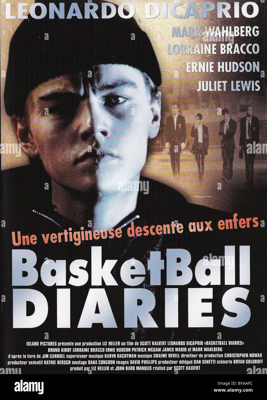 The Basketball Diaries Year : 1995 USA Director : Scott Kalvert Leonardo  DiCaprio Movie poster (Fr Stock Photo - Alamy