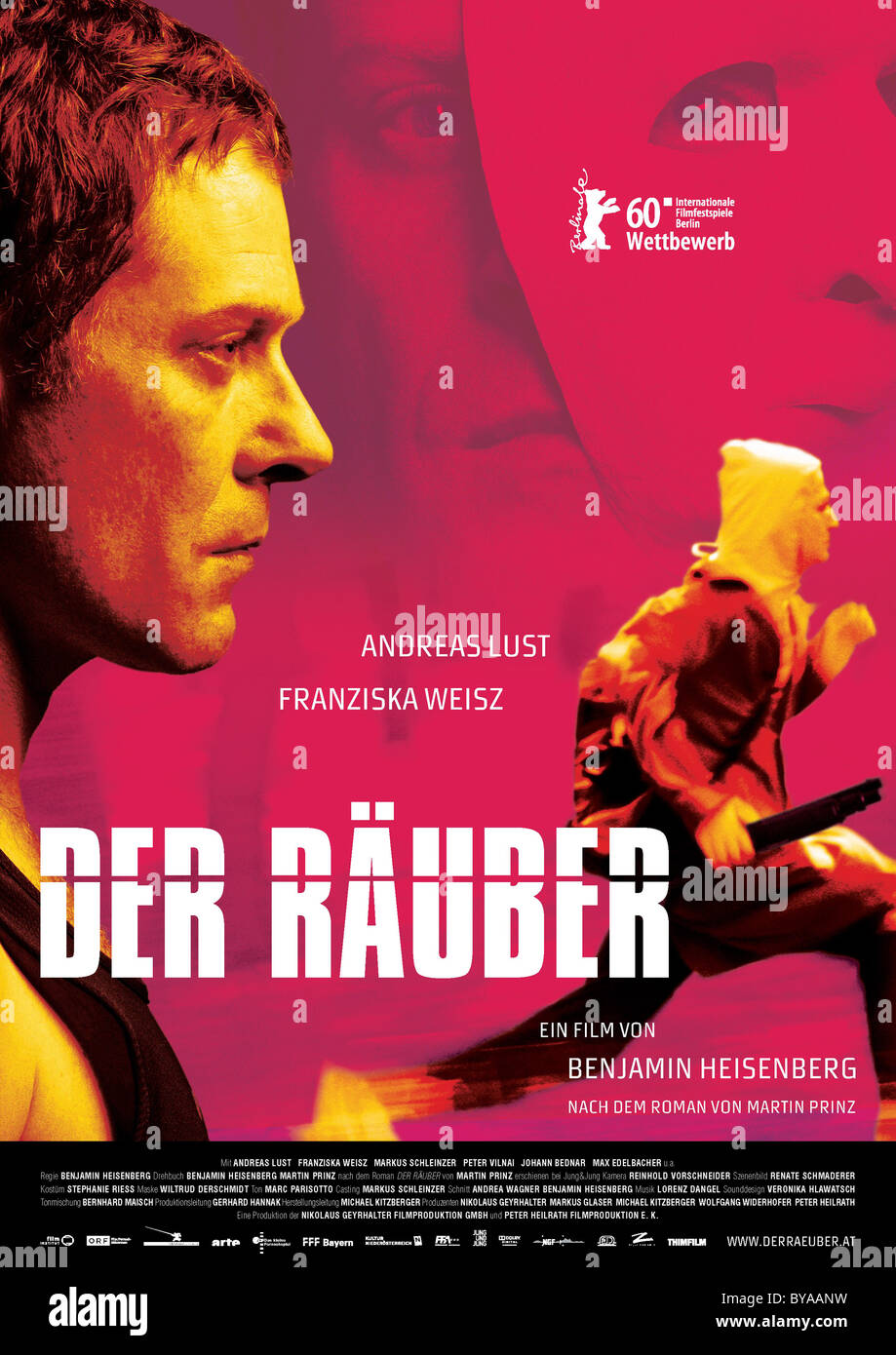 Der Räuber Year : 2010 Germany / Austria Director : Benjamin Heisenberg Andreas Lust Movie poster (Ger) Stock Photo
