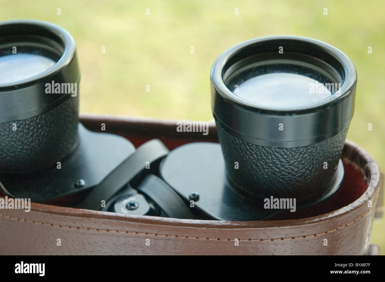 Close-up of binoculars Stock Photo
