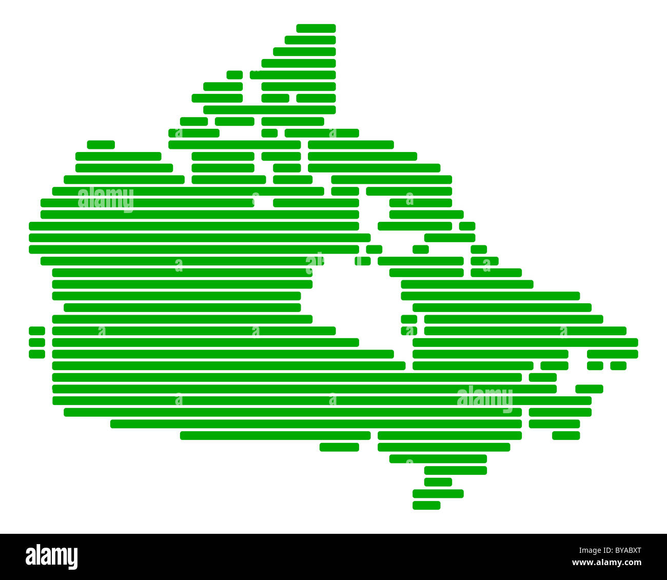 Map of Canada Stock Photo Alamy