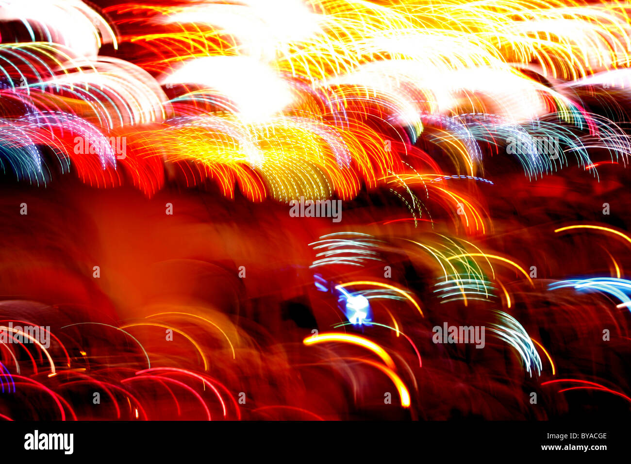 Abstract light painting Stock Photo