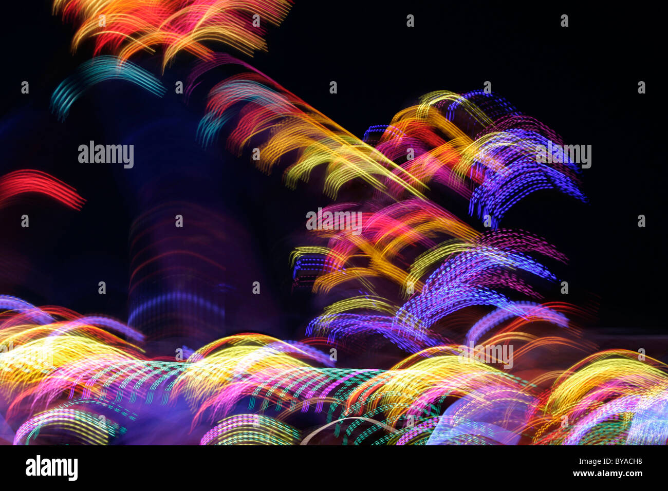 Abstract light painting Stock Photo
