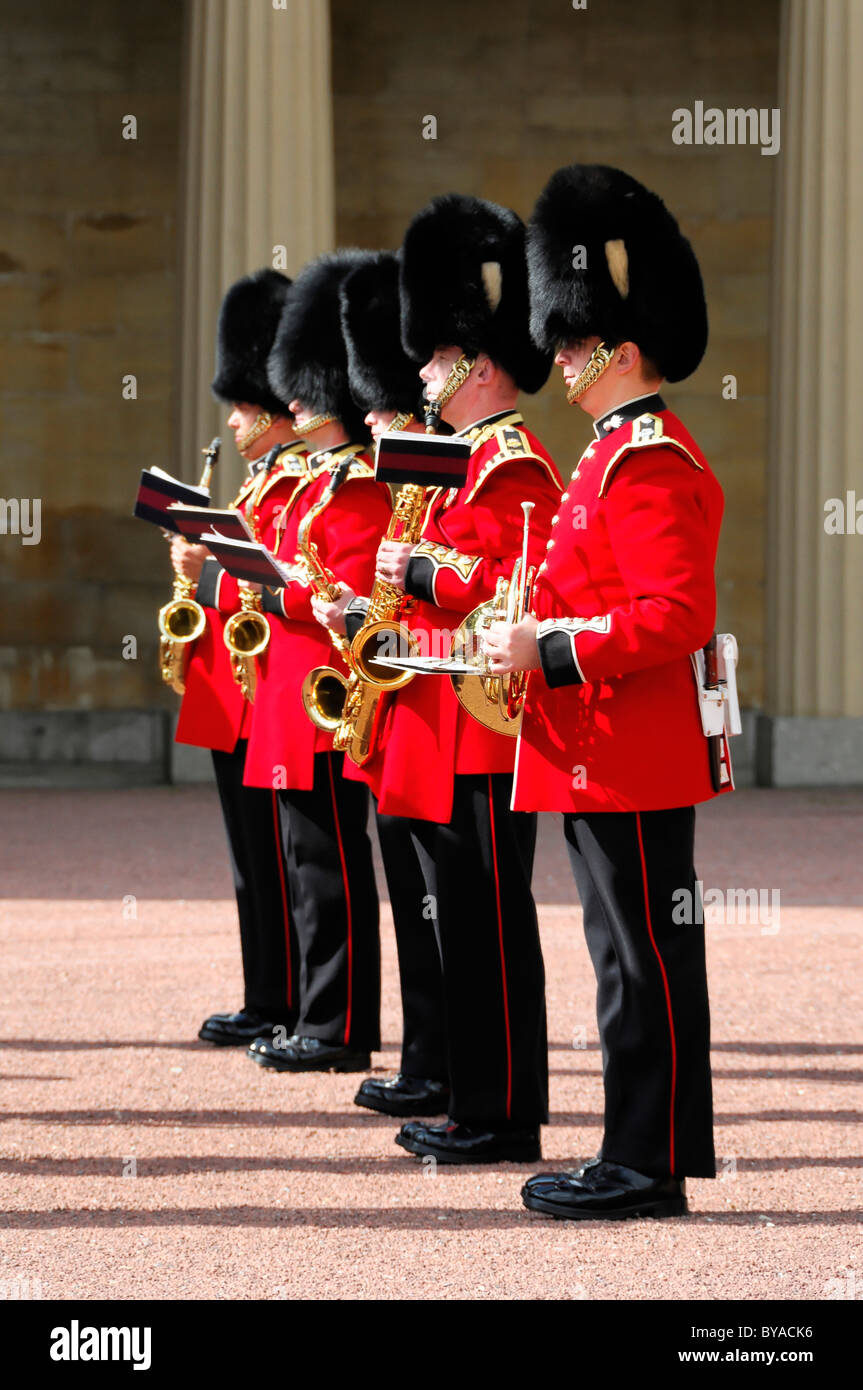 Changing of the Guard, Buckingham Palace, London, England, United Kingdom, Europe Stock Photo