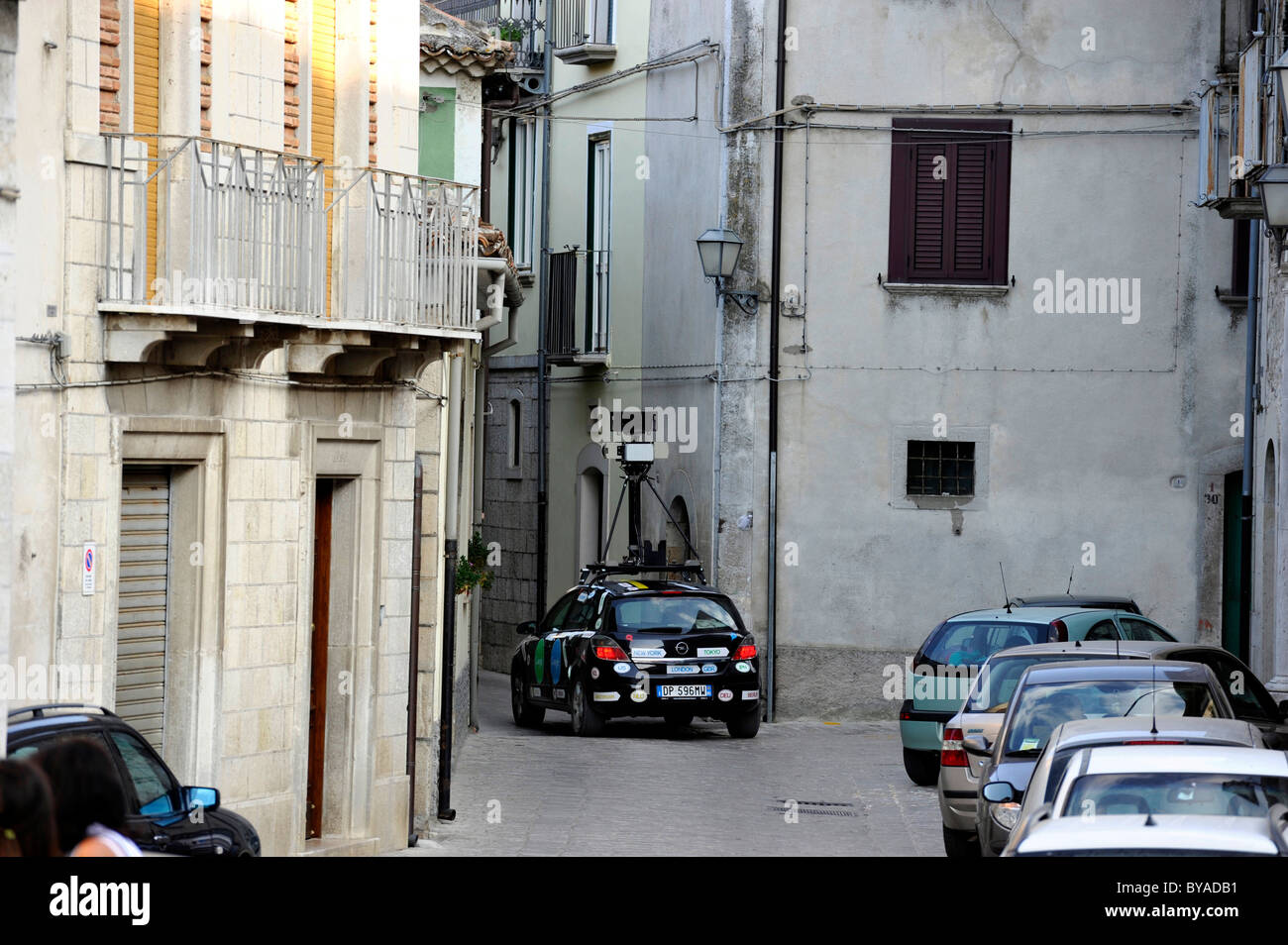 Google Street View car with a special camera, Trivento, Molise region, Italy, Europe Stock Photo