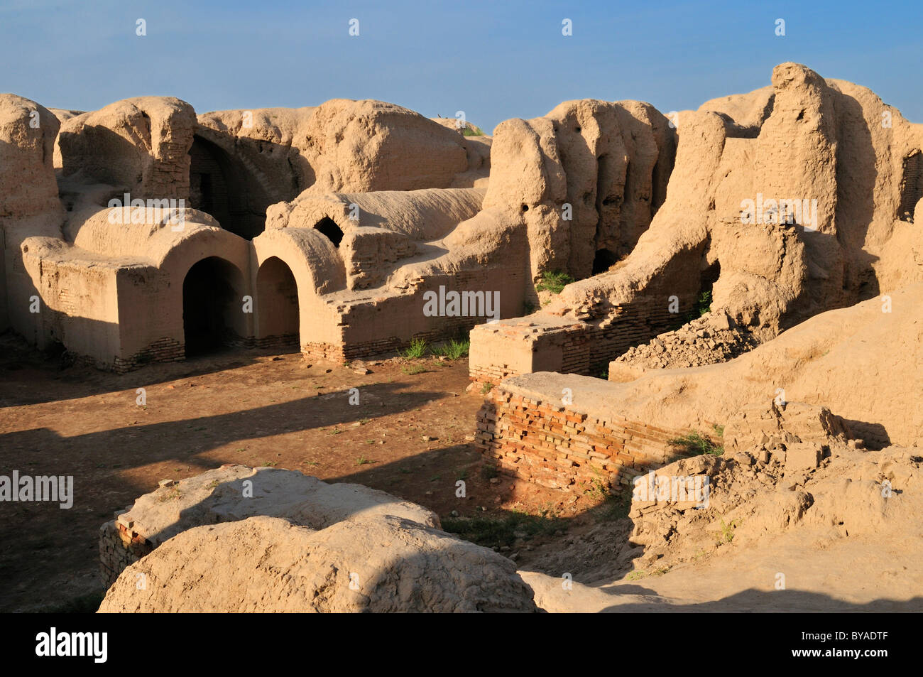 Historic Samanid adobe fortress of Qirq Qiz, Kyrk Kyz, in Termez ...