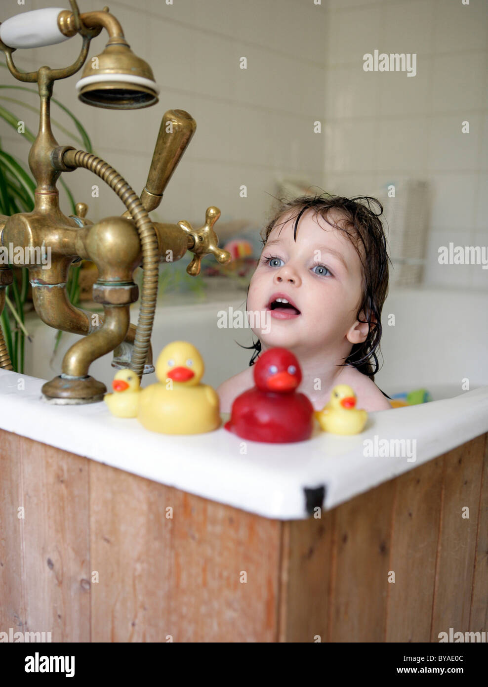 bath child girl