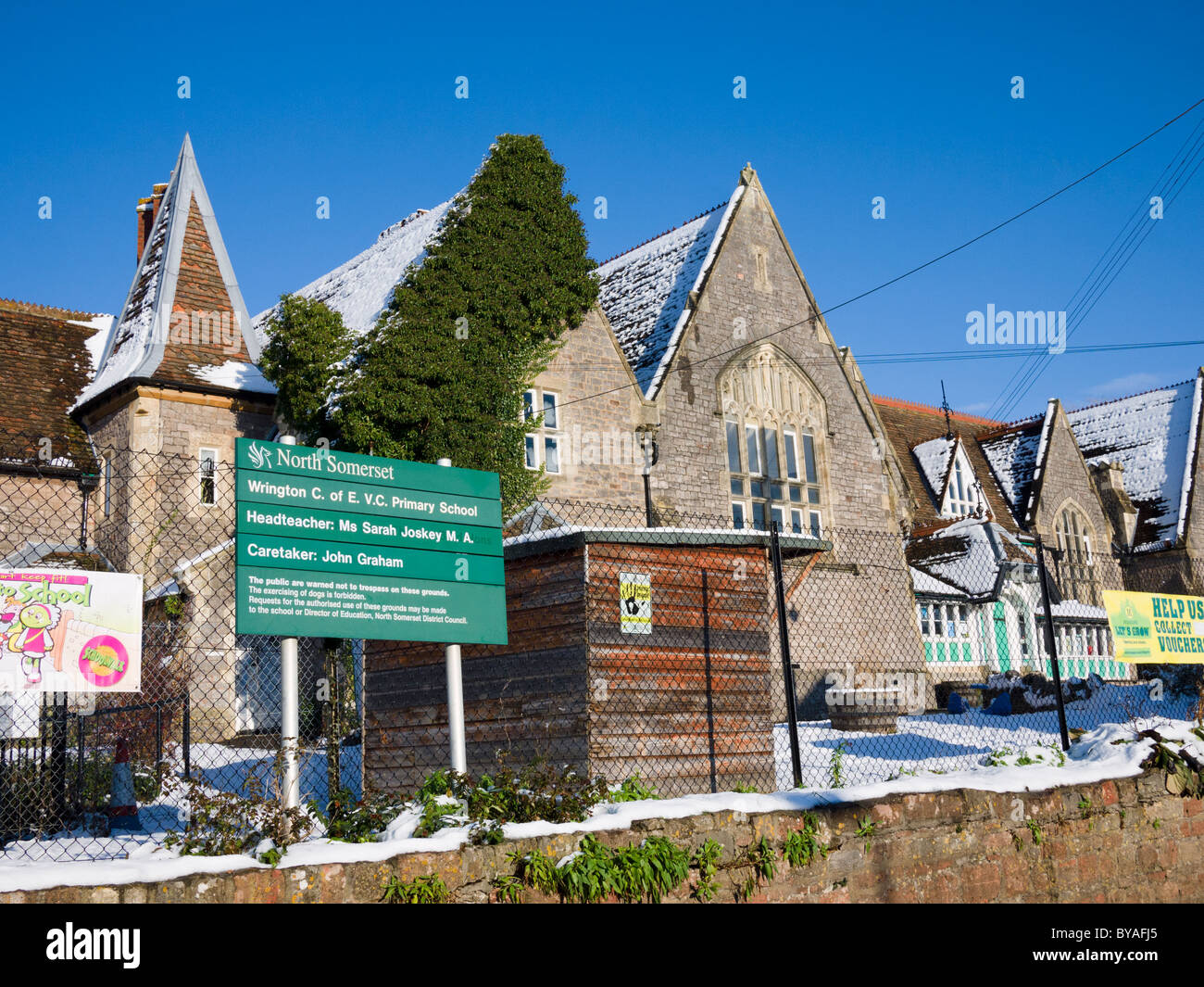 Wrington Primary School, North Somerset, England Stock Photo 34037869