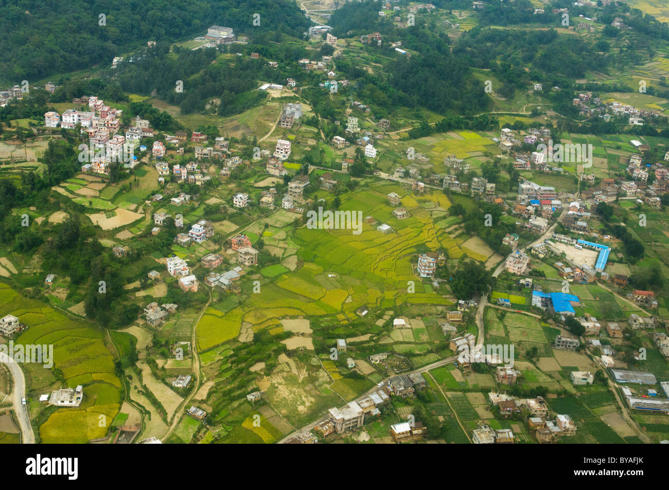 Aerial view of nepal hires stock photography and images Alamy