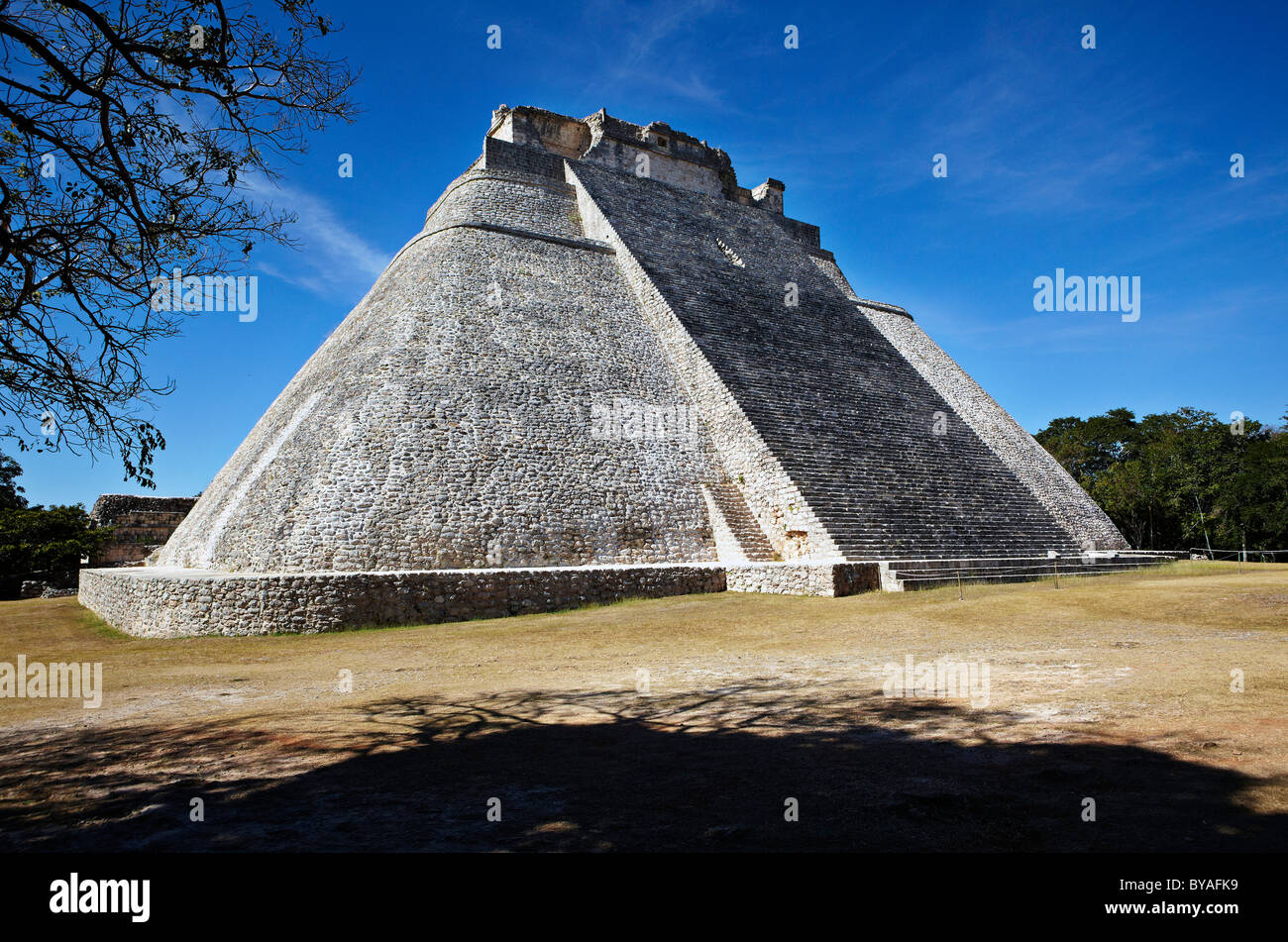 Pyramid of the Magician, Uxmal archaeological site, Yucatan Peninsula, Mexico Stock Photo Alamy