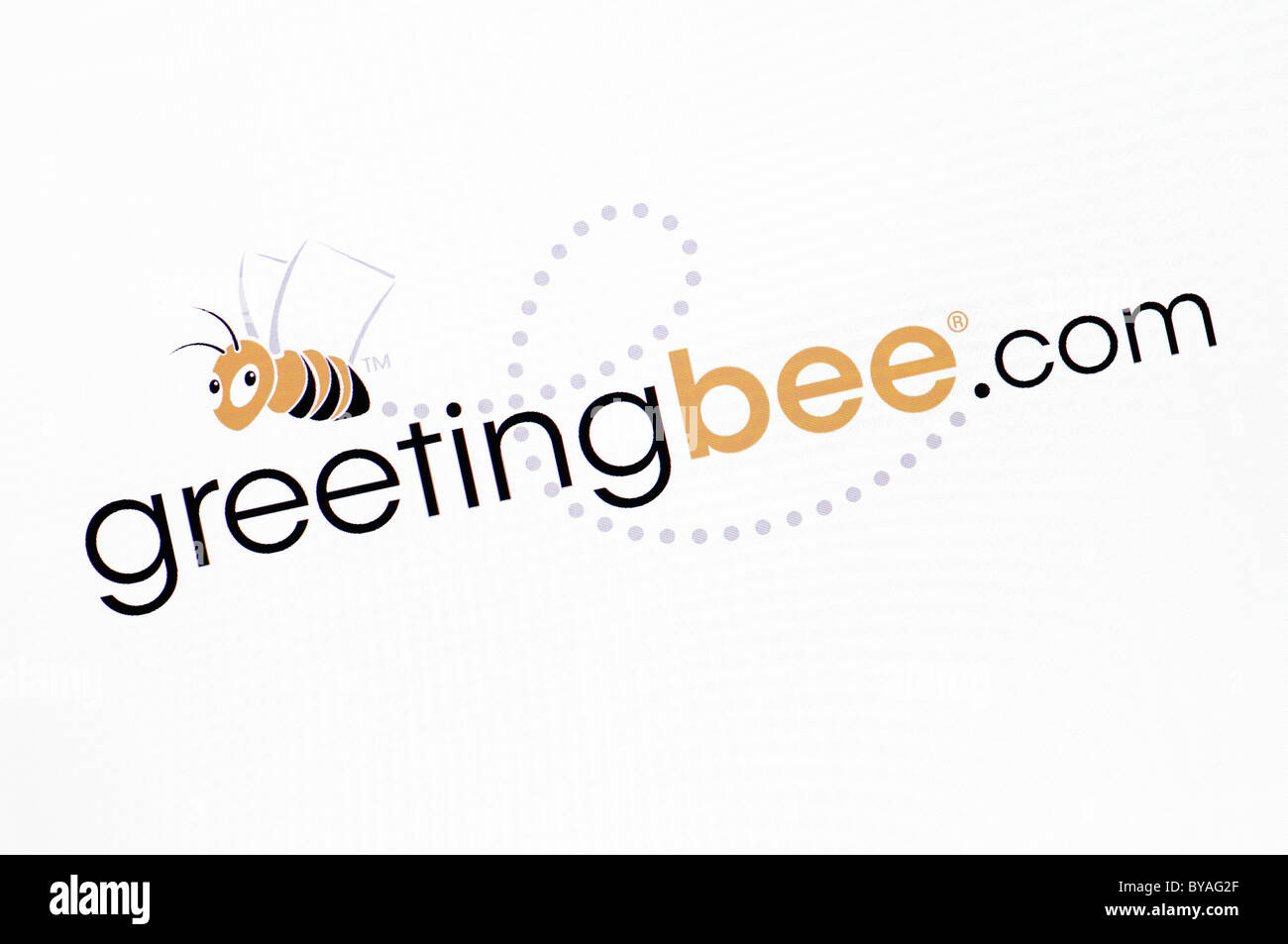 Greetingbee.com Website Screenshot Stock Photo