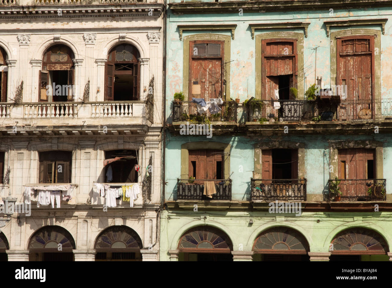 Old buildings of Cubra Stock Photo