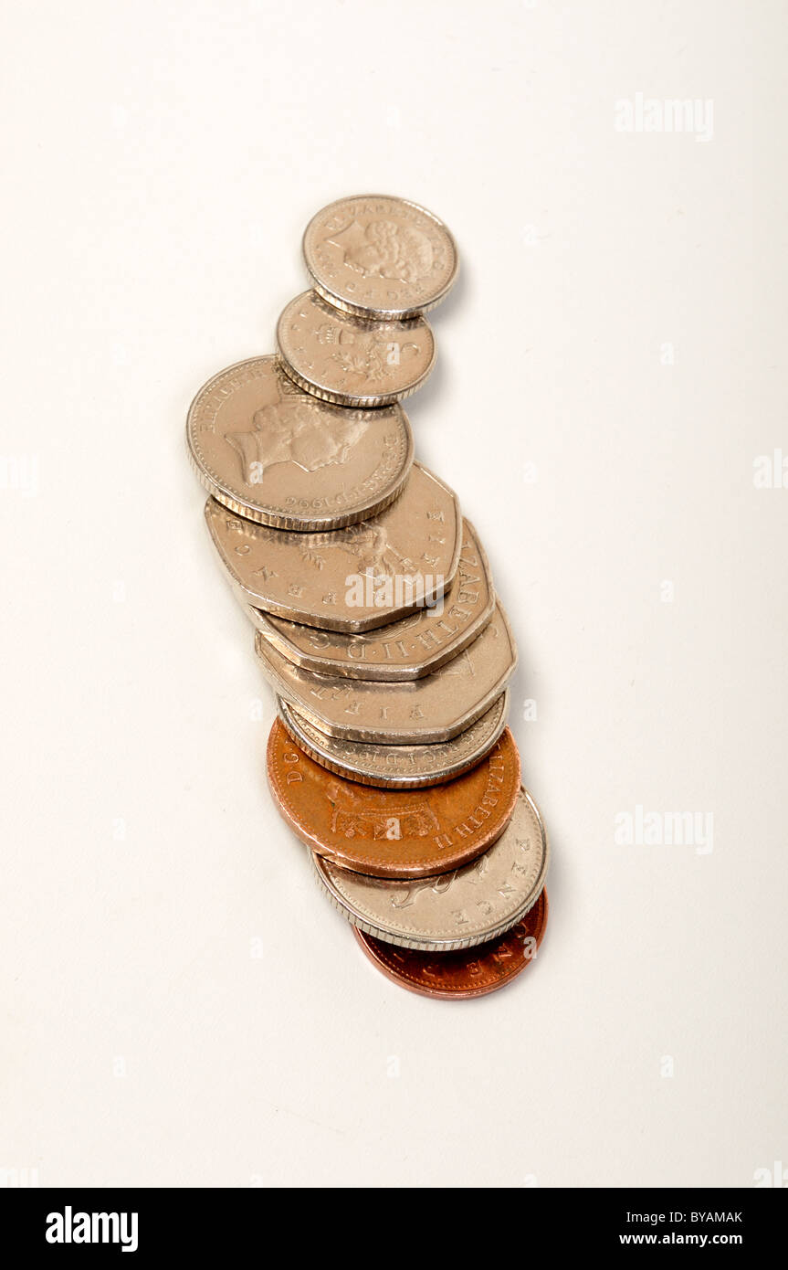Money UK Sterling Coins Stock Photo - Alamy